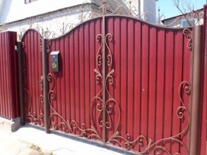 Калитка - пример 1 фото в Малаховке