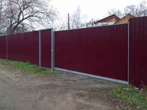 Ворота откатные с ручным управлением - пример 4 фото под ключ